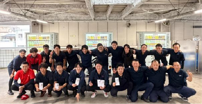 自販機早詰めコンテスト参加者